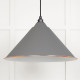 White Gloss Hockley Pendant in Bluff