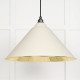 Smooth Brass Hockley Pendant in Teasel