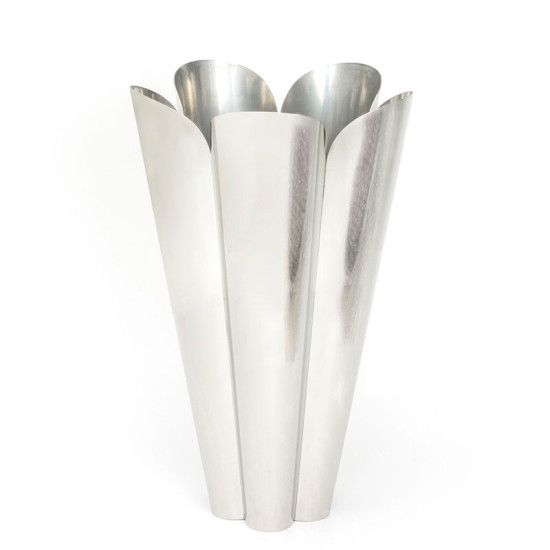Polished Marine SS (316) 30cm Flora Pot (Drainage holes)