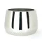 Polished Marine SS (316) 28cm Hepworth Pot (Drainage holes)