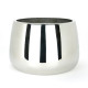 Polished Marine SS (316) 28cm Hepworth Pot (Drainage holes)