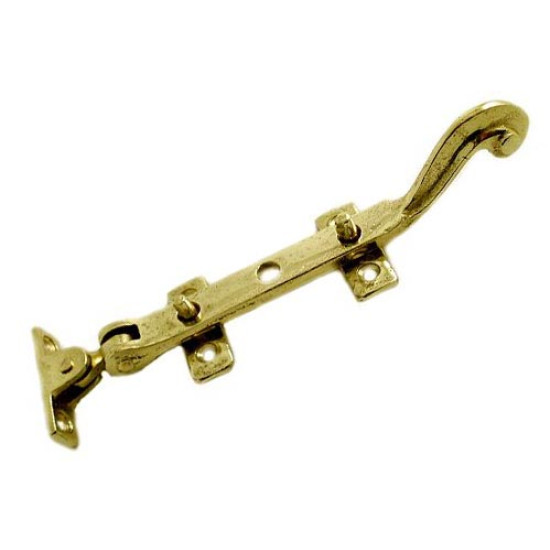 Kirkpatrick 857 Brass Scroll Casement Stay