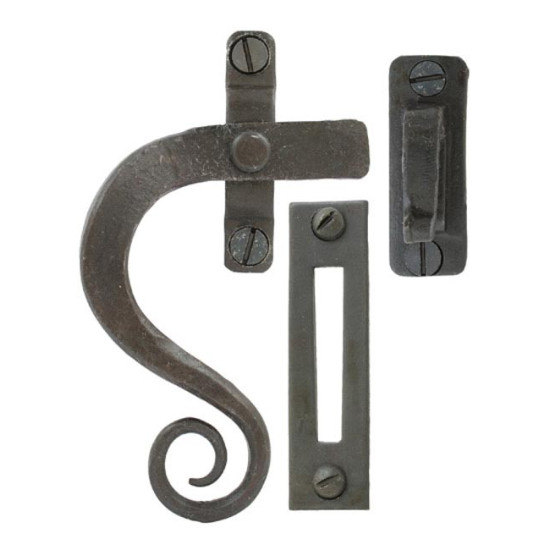 Blacksmith Beeswax Curved Monkeytail Casement Fastener