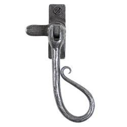 Blacksmith Pewter Patina Shepherd's Crook Casement Fastener