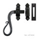 Traditional Blacksmith Shepherd's Crook Lockable Casement Fastener
