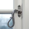 Blacksmith Pewter Patina Shepherd's Crook Lockable Casement Fastener