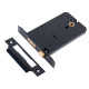 5 Lever Horizontal Sash Lock - Black Finish