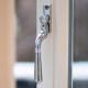 Polished Chrome Teardrop Espagnolette Casement Fastener