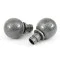 Blacksmith Pewter Patina Ball Curtain Finial