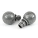 Blacksmith Pewter Patina Ball Curtain Finial