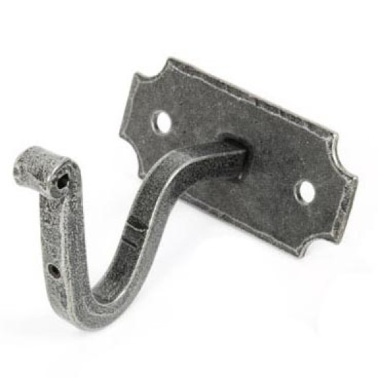 Blacksmith Pewter Patina Curtain Mounting Bracket