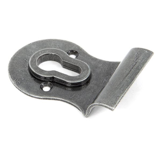 Blacksmith Pewter Patina Euro Door Pull