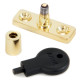Polished Brass Locking Pivot For Casement Stay
