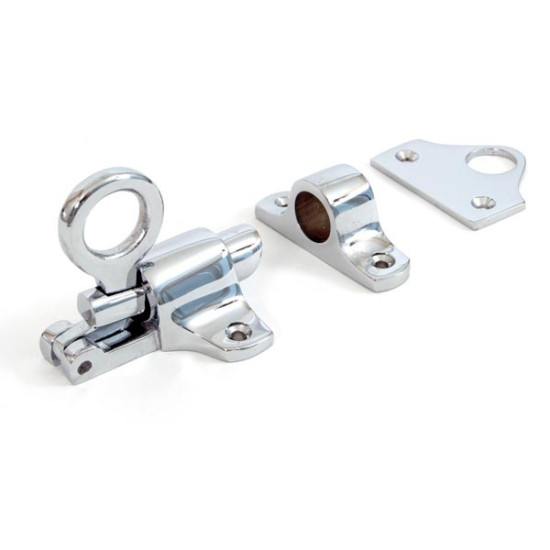Polished Chrome Fanlight Catch