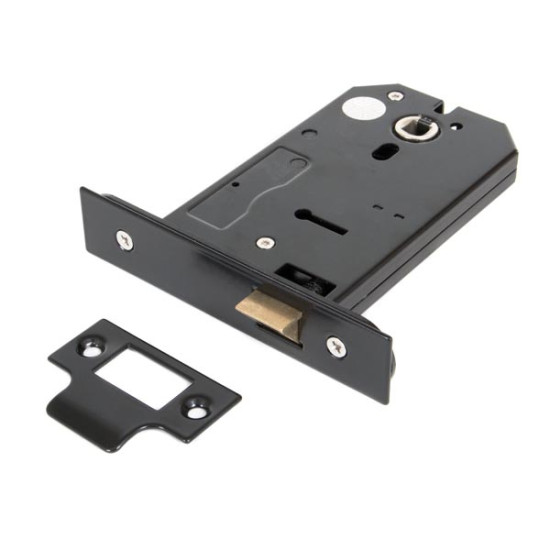 3 Lever Horizontal Sash Lock - Black Finish