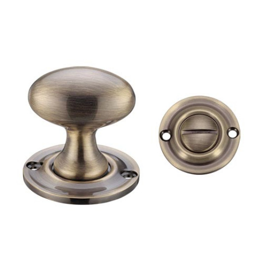 Milton Bathroom Turn and Release - Florentine Brass Finish