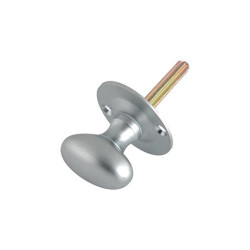 Oval Rack Bolt Thumb Turn - Satin Chrome