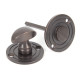 Aged Bronze Round Bathroom Thumbturn