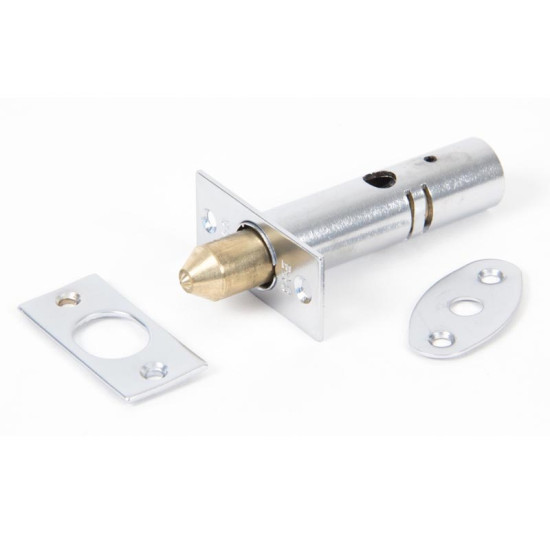 Satin Chrome Security Door Bolt