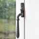 Reeded Espagnolette Casement Fastener - Aged Bronze