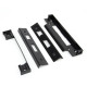 Rebate Kit for Euro Sash Case - Black Finish