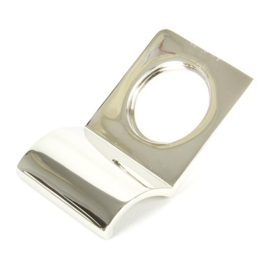 Cylinder Latch Cover - Polished Nickel
