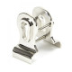 Period Euro Door Pull with Back-To-Back Fixings - Polished Nickel