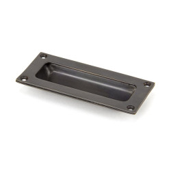 Period Flush Pull Handle - Aged Bronze