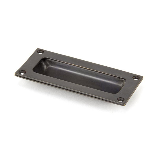 Period Flush Pull Handle - Aged Bronze