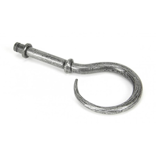 Blacksmith Pewter Patina Hook Curtain Finial