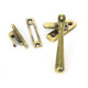 Locking Newbury Casement Fastener - Aged Brass