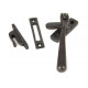 Locking Newbury Casement Fastener - Aged Bronze