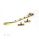 Aged Brass Newbury Casement Stay