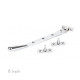 Polished Chrome Newbury Casement Stay