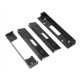 Rebate Kit for Euro Dead Lock - Black Finish