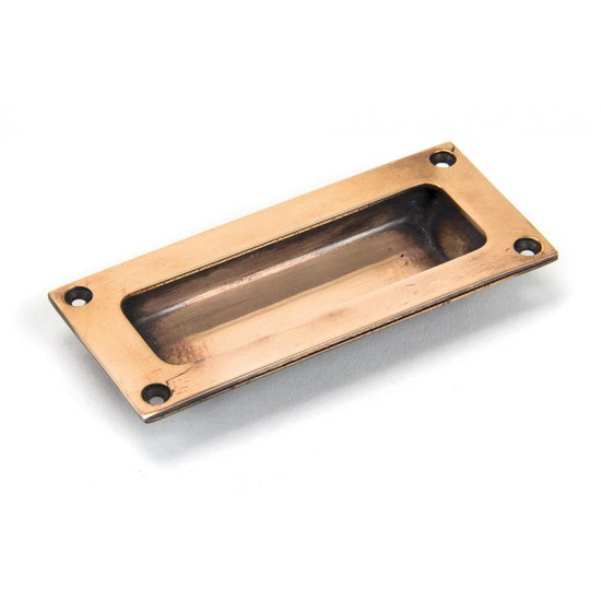 Period Flush Pull Handle - Polished Bronze
