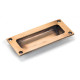 Period Flush Pull Handle - Polished Bronze