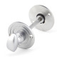 Satin Chrome Round Bathroom Thumbturn