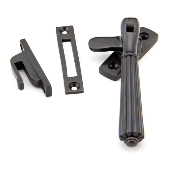 Locking Hinton Casement Fastener - Aged Bronze
