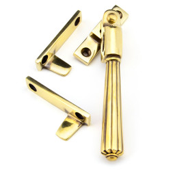 Locking Night Vent Hinton Casement Fastener - Aged Brass