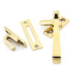 Locking Period Avon Casement Fastener - Aged Brass
