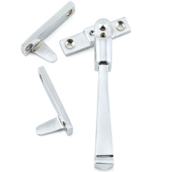 Night Vent Period Avon Lockable Casement Fastener - Polished Chrome