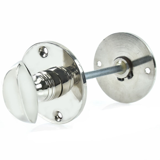 Polished Nickel Lady Bathroom Thumbturn