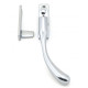 Locking Night Vent Peardrop Casement Fastener - Polished Chrome