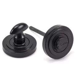 Blacksmith External Beeswax Art Deco Bathroom Thumbturn