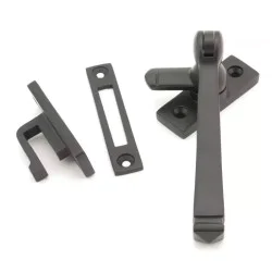 Locking Period Avon Casement Fastener - Aged Bronze