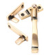 Night Vent Period Avon Lockable Casement Fastener - Polished Bronze