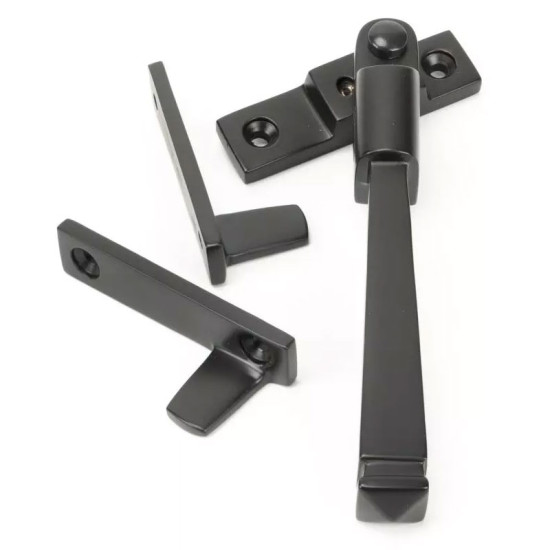 Night Vent Period Avon Lockable Casement Fastener - Aged Bronze