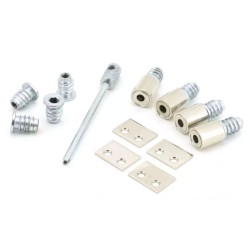 Polished Nickel Secure Stop For a Sash Window