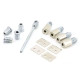 Polished Nickel Secure Stop For a Sash Window